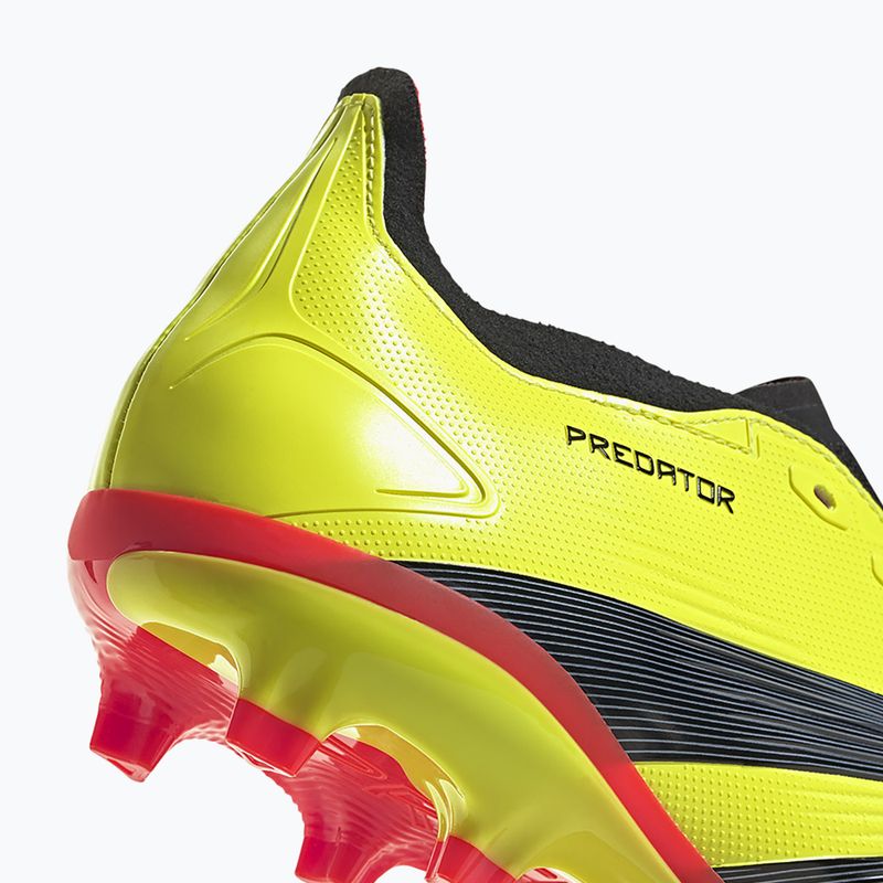 Scarpe da calcio adidas Predator League FG squadra giallo solare/nero centrale/rosso solare 10