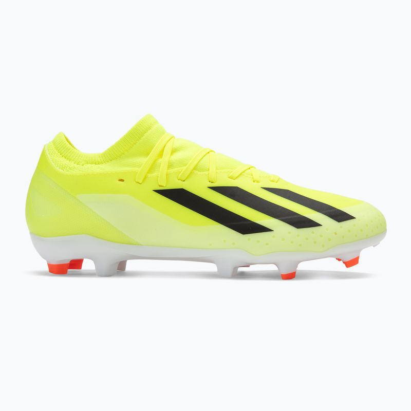 Uomo adidas X Crazyfast League FG squadra scarpe da calcio giallo solare / nucleo nero / cloud white 2