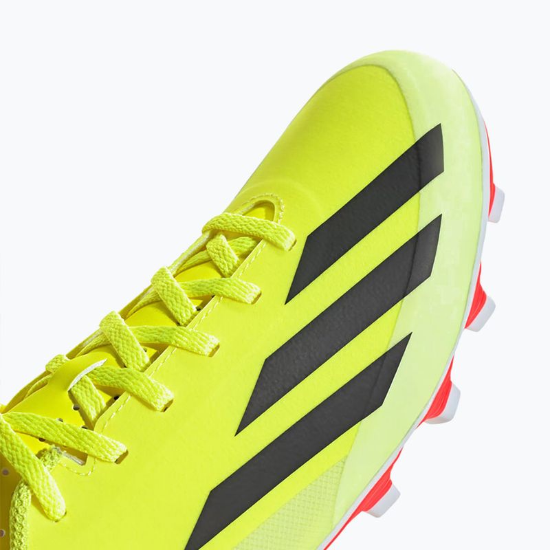 Uomo adidas X Crazyfast Club FxG squadra scarpe da calcio giallo solare / nucleo nero / cloud white 8