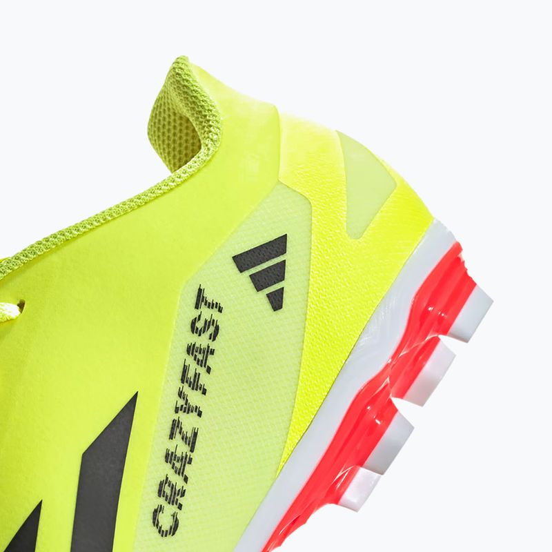 Uomo adidas X Crazyfast Club FxG squadra scarpe da calcio giallo solare / nucleo nero / cloud white 9