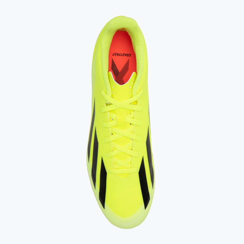 Uomo adidas X Crazyfast Club FxG squadra scarpe da calcio giallo solare / nucleo nero / cloud white 5
