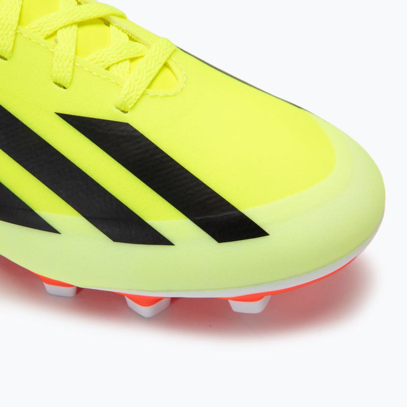 Uomo adidas X Crazyfast Club FxG squadra scarpe da calcio giallo solare / nucleo nero / cloud white 7