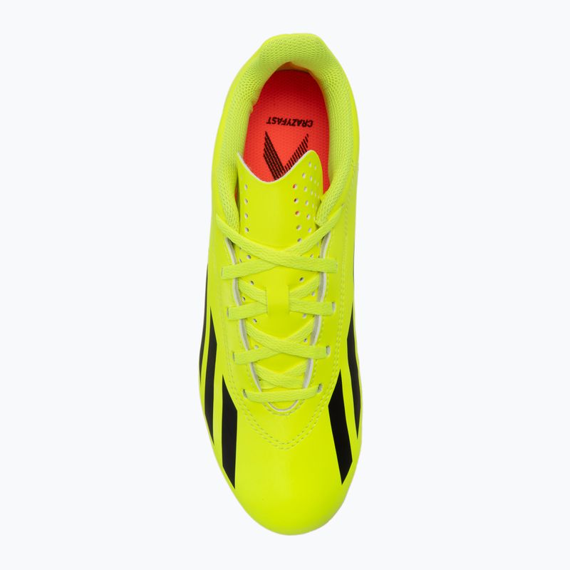 Scarpe da calcio per bambini adidas X Crazyfast Club FxG squadra giallo solare / nucleo nero / nuvola bianca 5