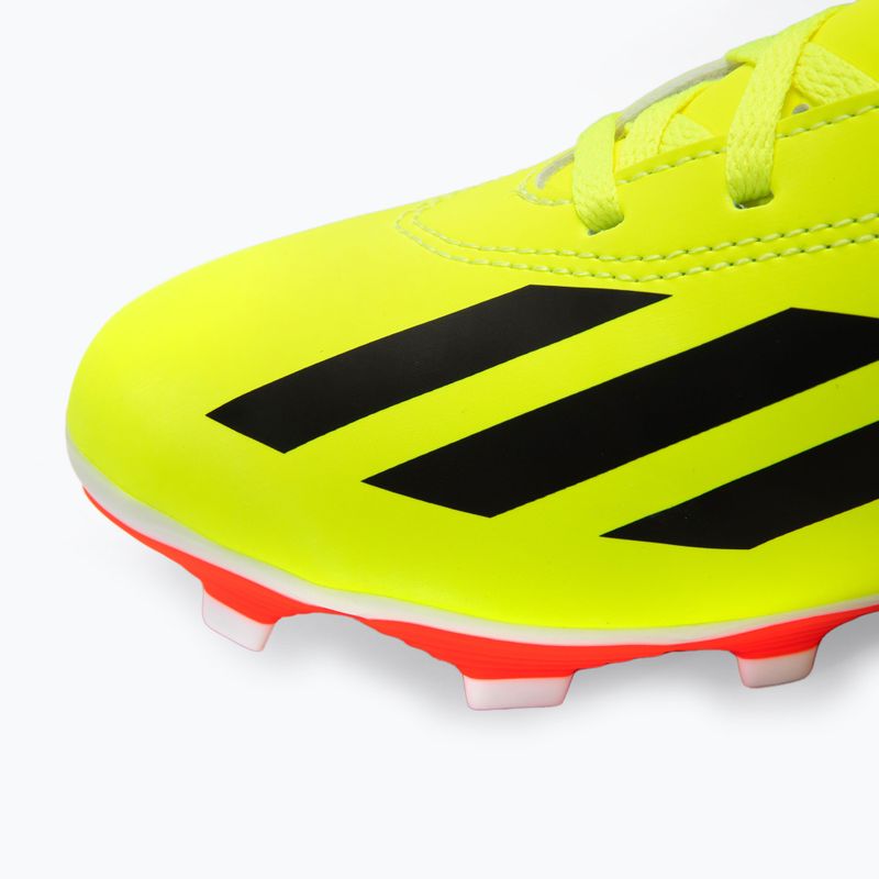 Scarpe da calcio per bambini adidas X Crazyfast Club FxG squadra giallo solare / nucleo nero / nuvola bianca 7