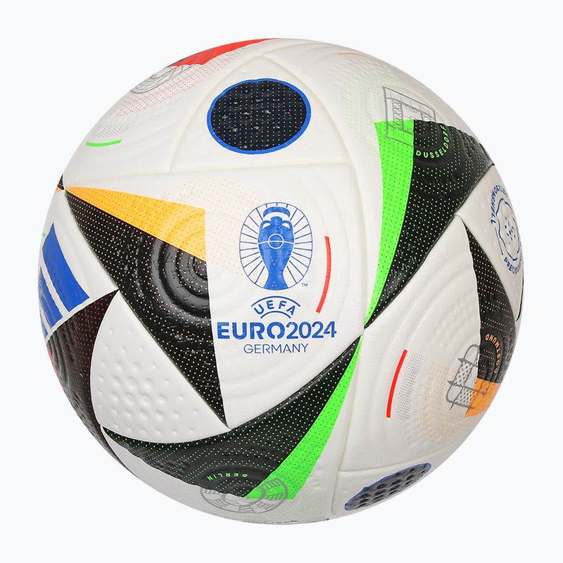 Adidas Fussballiebe Pro ball bianco / nero / blu bagliore dimensioni 5