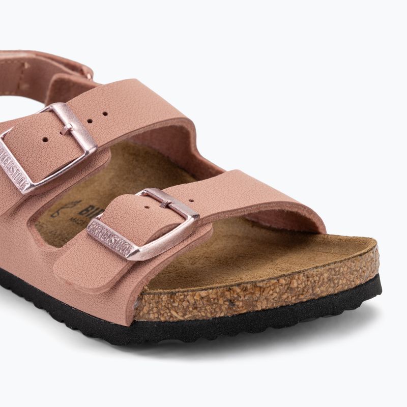 BIRKENSTOCK Milano AS Bambini BFBC Sandali regolari in argilla rosa 7