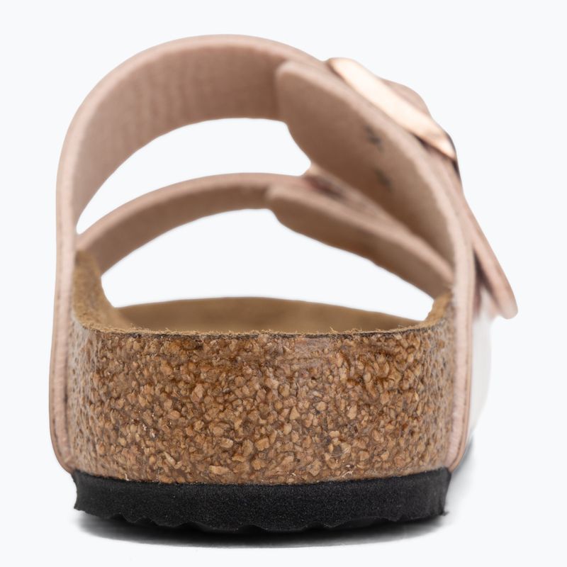 Sandali per bambini BIRKENSTOCK Arizona Birko-Flor Narrow electric metallic copper hearts 6
