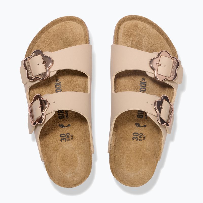 Ciabatte per bambini BIRKENSTOCK Arizona Flowers Kids Birko-Flor sandcastle 3