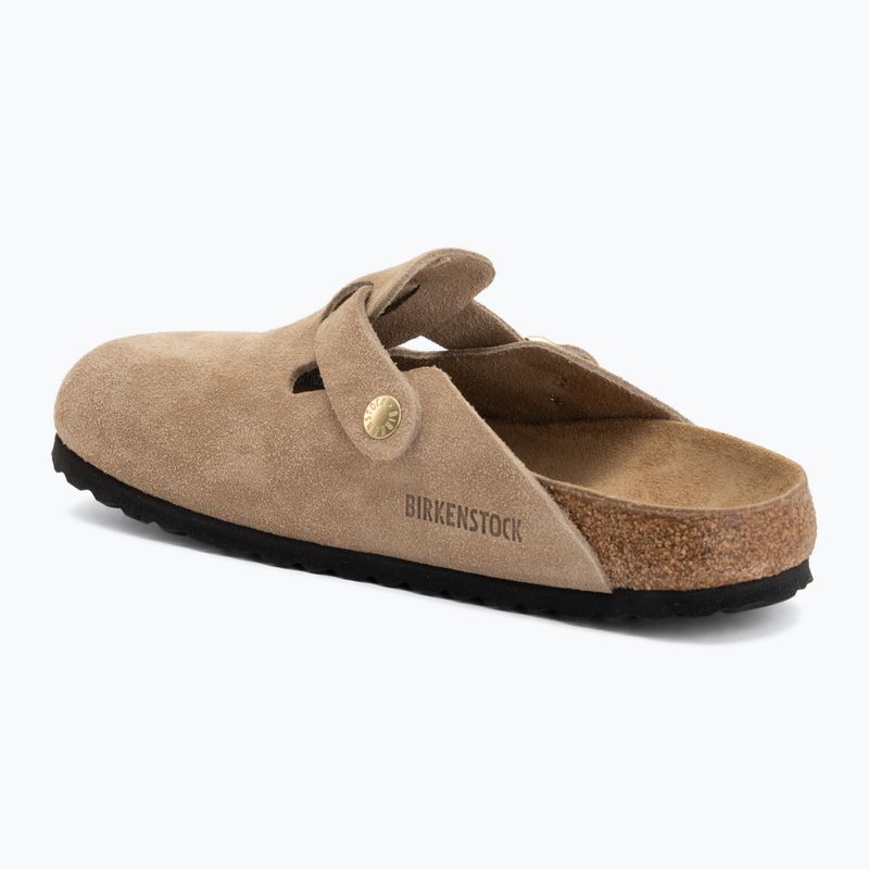 Ciabatte BIRKENSTOCK Boston Suede Leather sandcastle 3