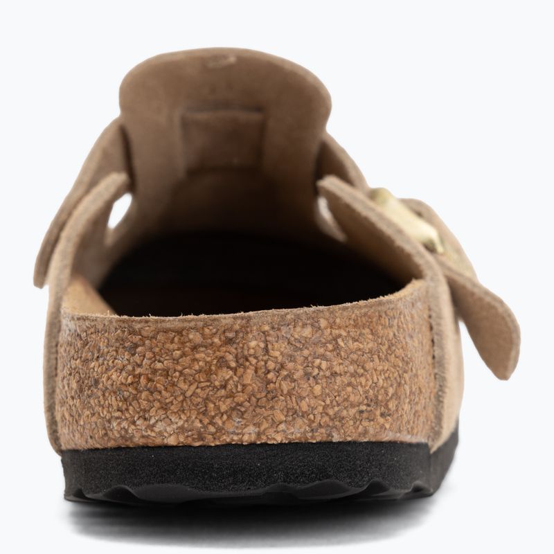 Ciabatte BIRKENSTOCK Boston Suede Leather sandcastle 6