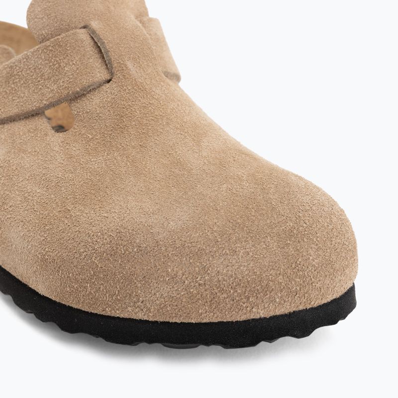 Ciabatte BIRKENSTOCK Boston Suede Leather sandcastle 7