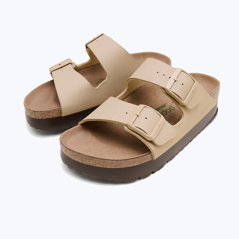 Ciabatte BIRKENSTOCK Arizona Flex Platform Birko-Flor sandcastle 4