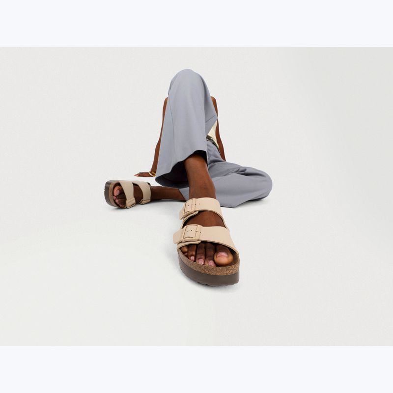 Ciabatte BIRKENSTOCK Arizona Flex Platform Birko-Flor sandcastle 7