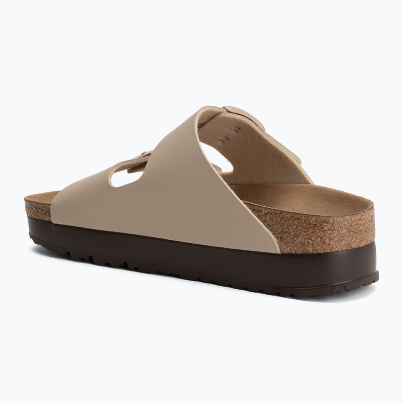 Klapki BIRKENSTOCK x Papillio Arizona Flex Platform Birko-Flor Narrow sandcastle 3