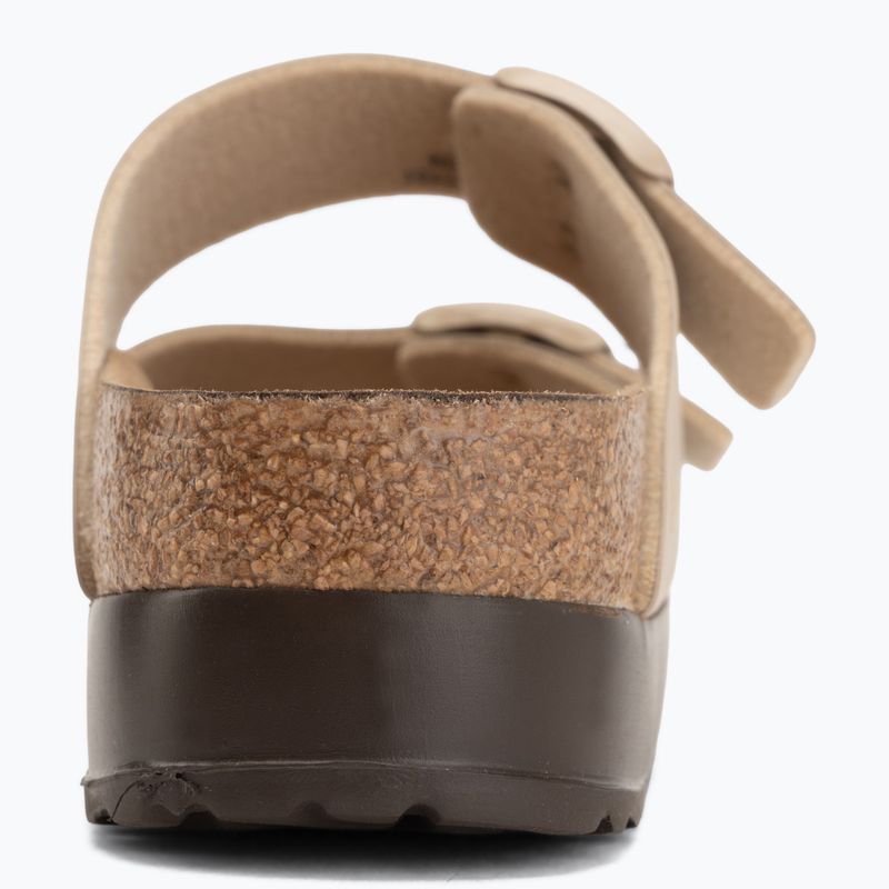 Klapki BIRKENSTOCK x Papillio Arizona Flex Platform Birko-Flor Narrow sandcastle 6
