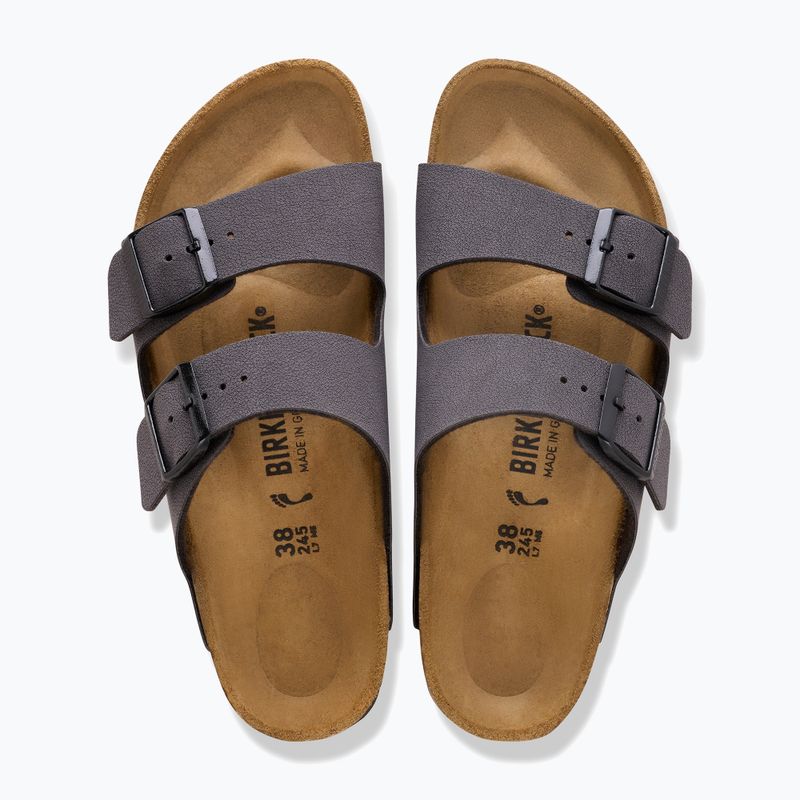 Ciabatte BIRKENSTOCK Arizona BF Narrow velvet gray/black 3
