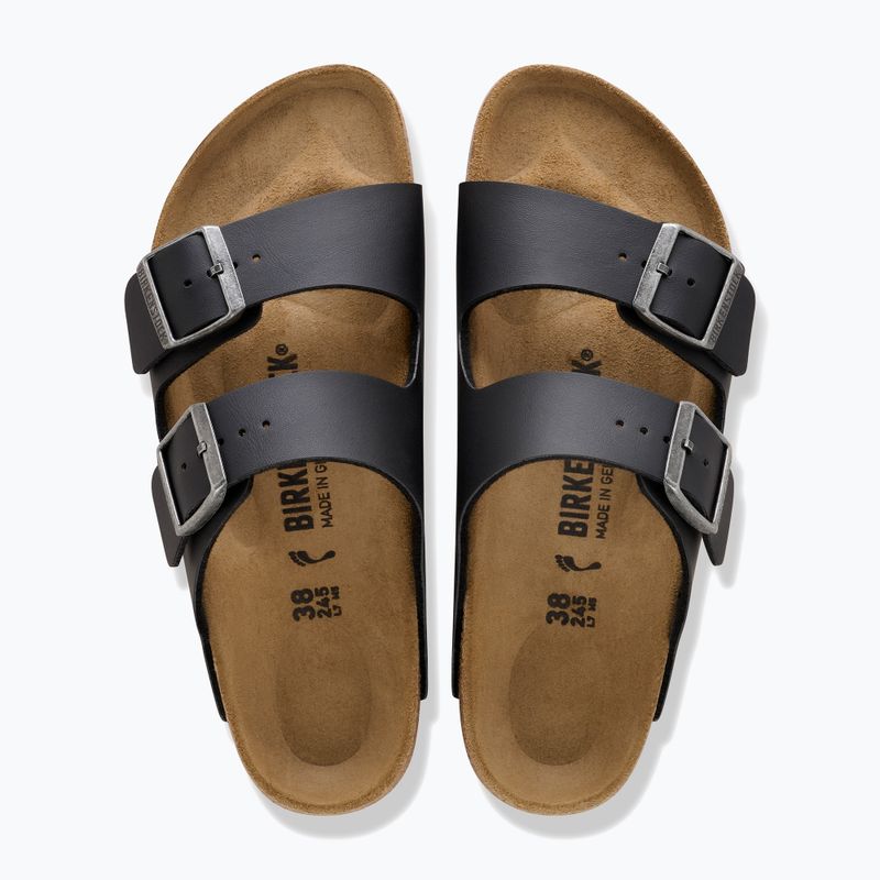Ciabatte BIRKENSTOCK Arizona Birko-Flor black/light gray 3