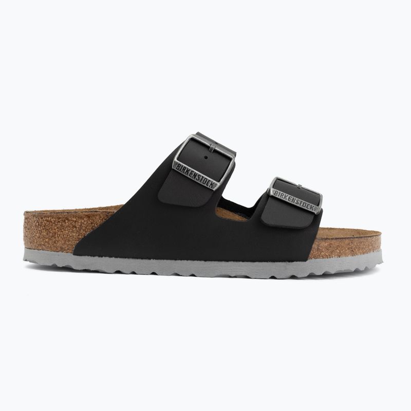 Ciabatte BIRKENSTOCK Arizona Birko-Flor black/light gray 2