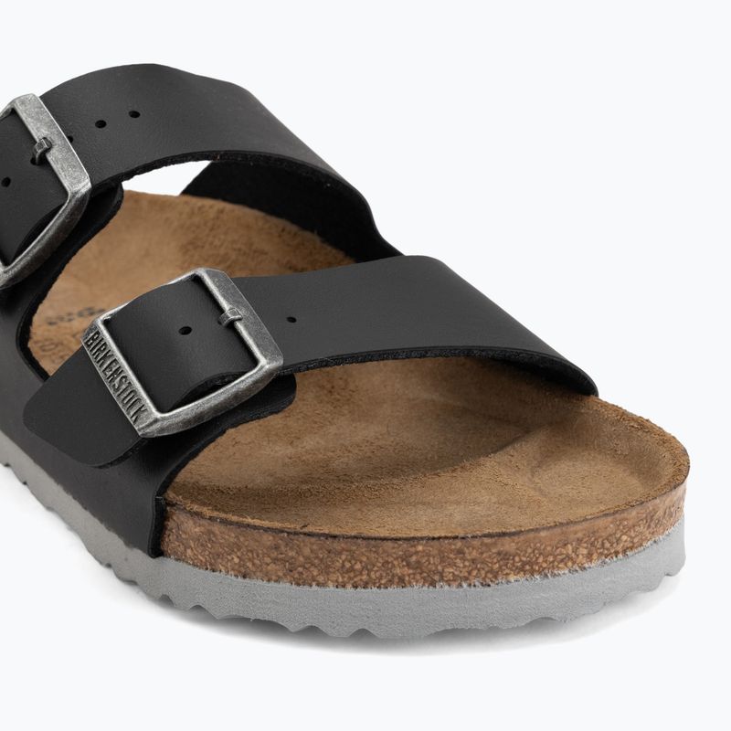 Ciabatte BIRKENSTOCK Arizona Birko-Flor black/light gray 7