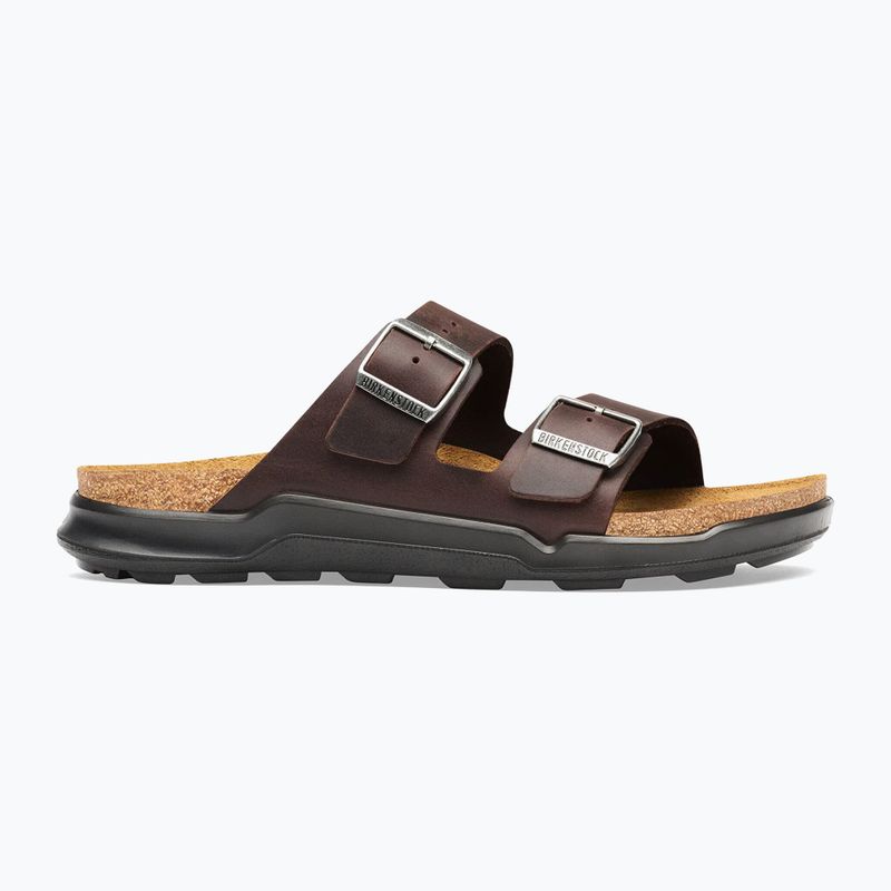 Ciabatte da uomo BIRKENSTOCK Arizona Crosstown Oiled Leather Regular habana/black 2