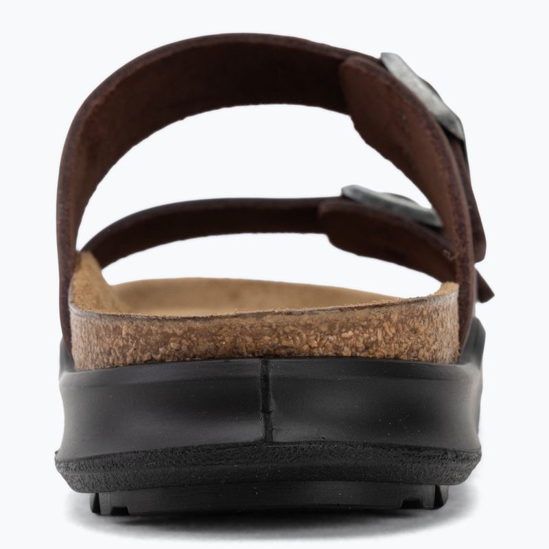 Ciabatte da uomo BIRKENSTOCK Arizona Crosstown Oiled Leather Regular habana/black 6