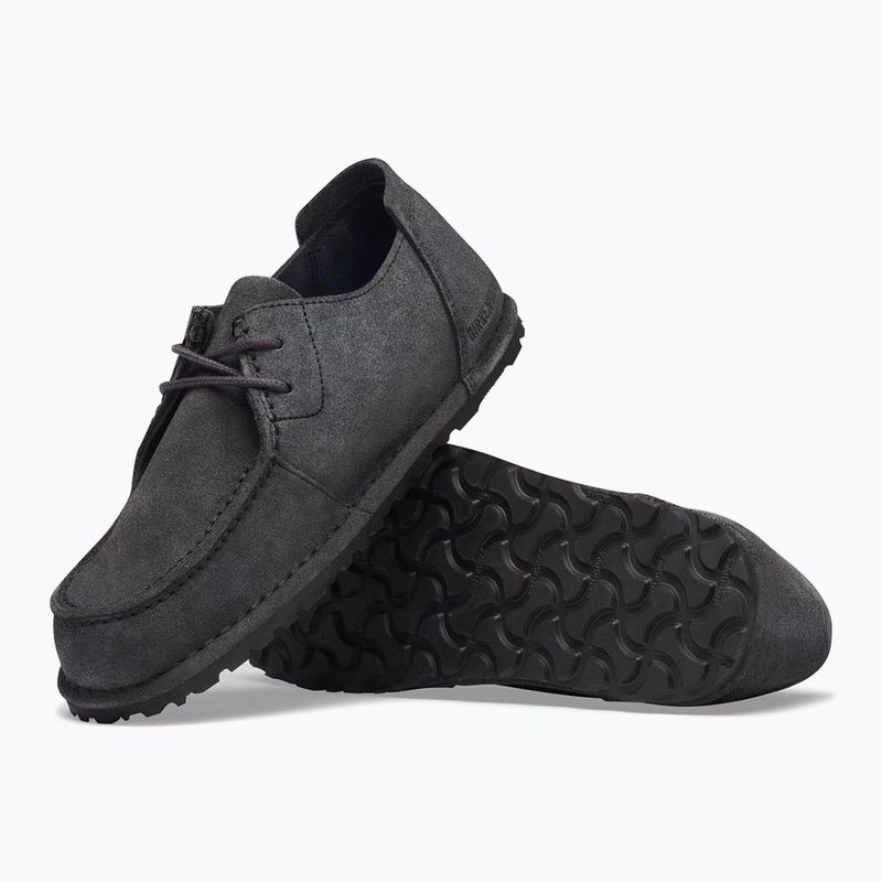 Scarpe BIRKENSTOCK Utti Lace Suede Leather charcoal 5