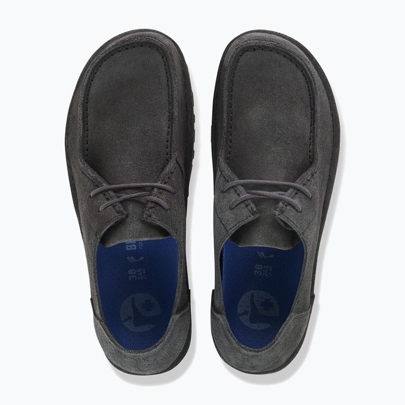 Scarpe BIRKENSTOCK Utti Lace Suede Leather charcoal 4