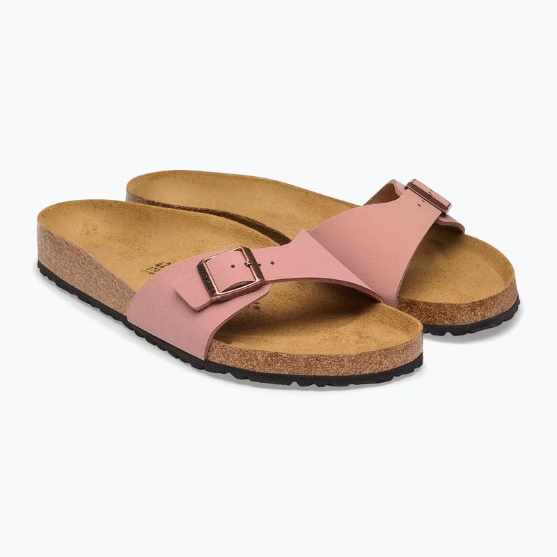 Infradito da donna BIRKENSTOCK Madrid Birkibuc Narrow rosa argilla 3