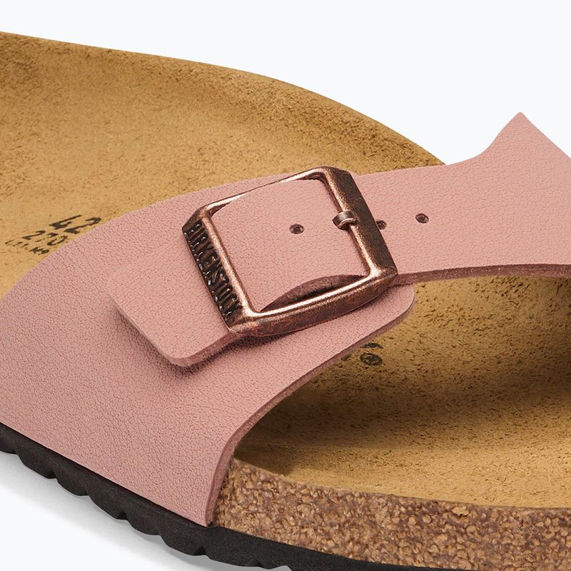 Infradito da donna BIRKENSTOCK Madrid Birkibuc Narrow rosa argilla 6