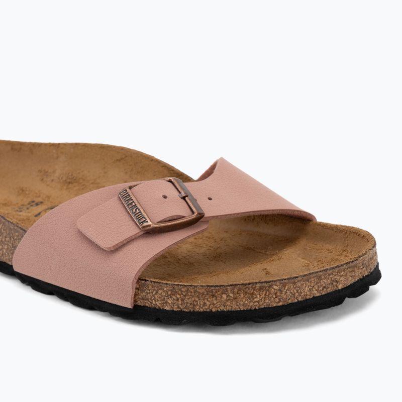 Infradito da donna BIRKENSTOCK Madrid Birkibuc Narrow rosa argilla 7