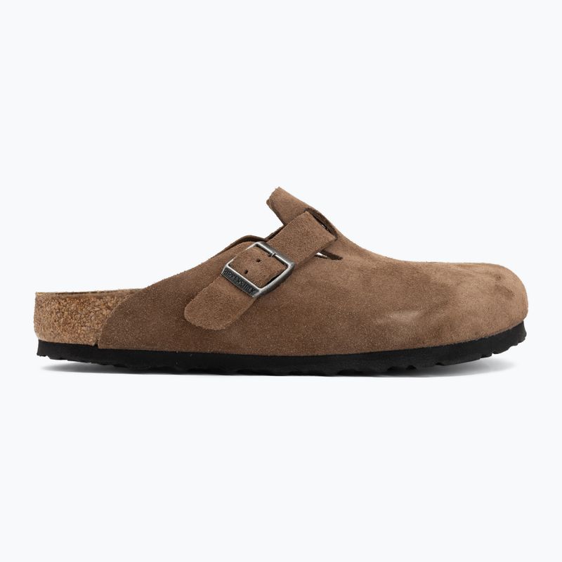 Ciabatte BIRKENSTOCK Boston Suede Leather dark tea 2