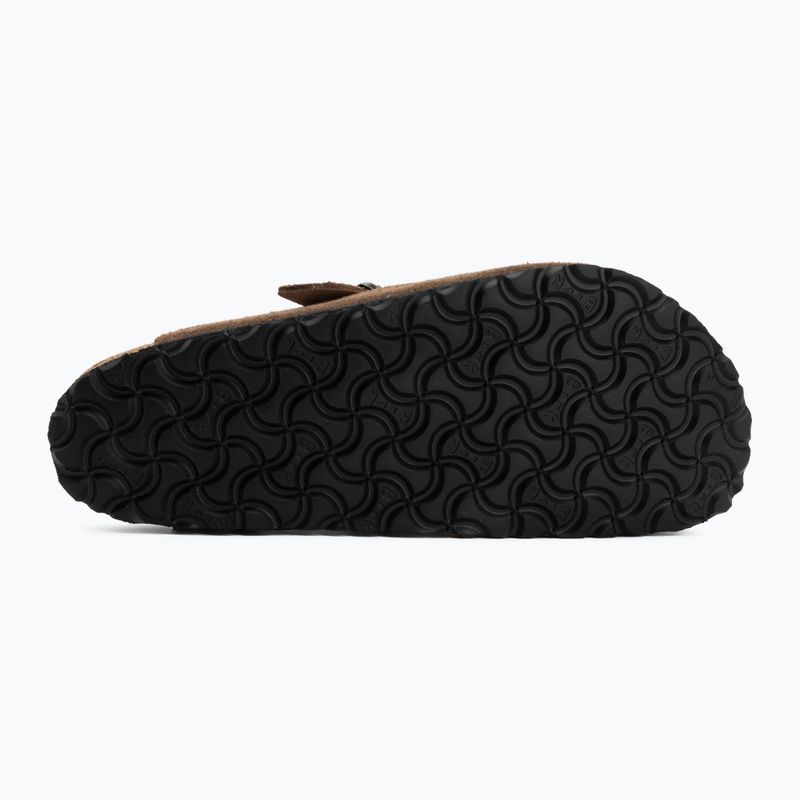 Ciabatte BIRKENSTOCK Boston Suede Leather dark tea 4