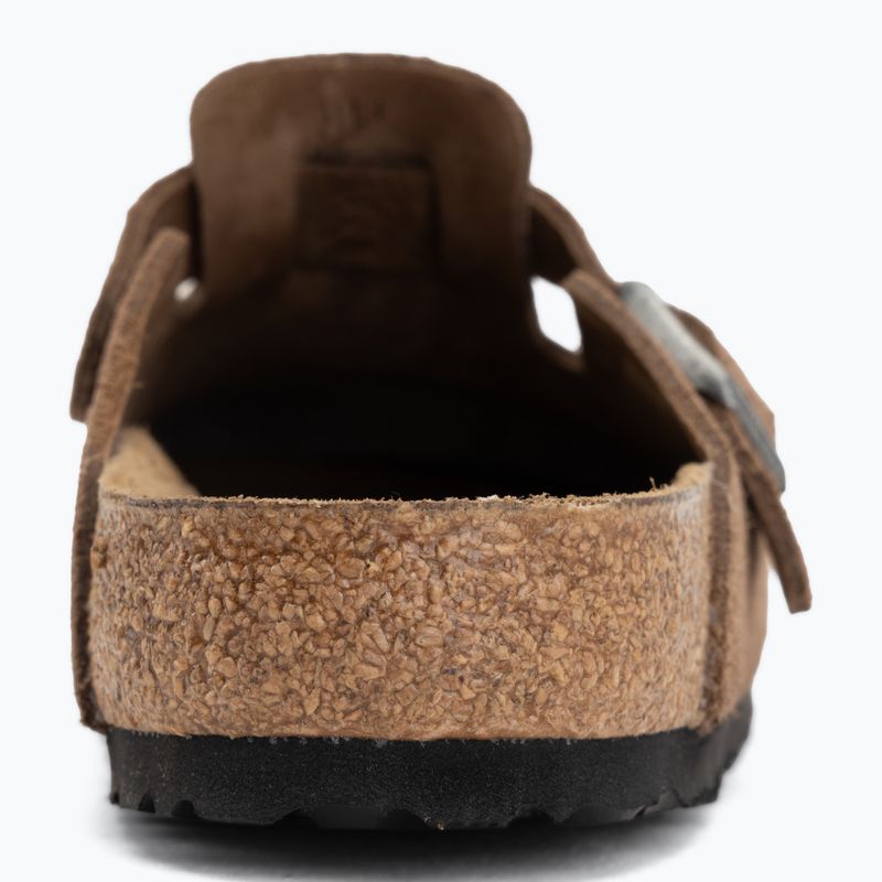 Ciabatte BIRKENSTOCK Boston Suede Leather dark tea 6