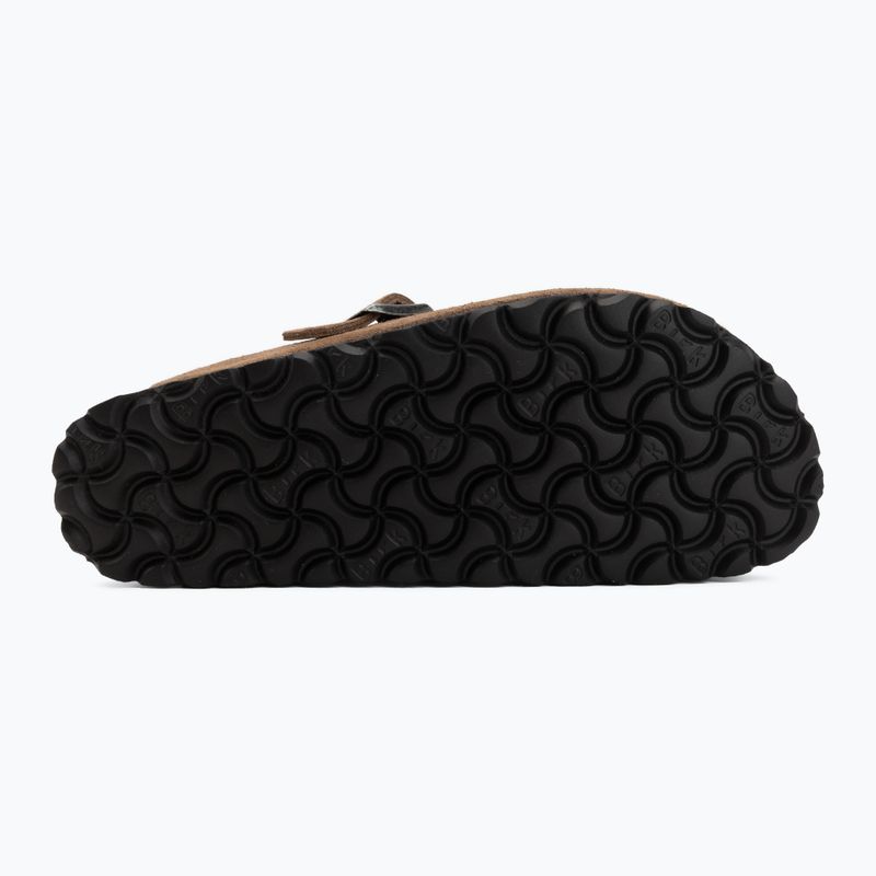 Ciabatte BIRKENSTOCK Boston Suede Leather dark tea 4