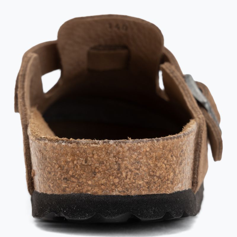 Ciabatte BIRKENSTOCK Boston Suede Leather dark tea 6