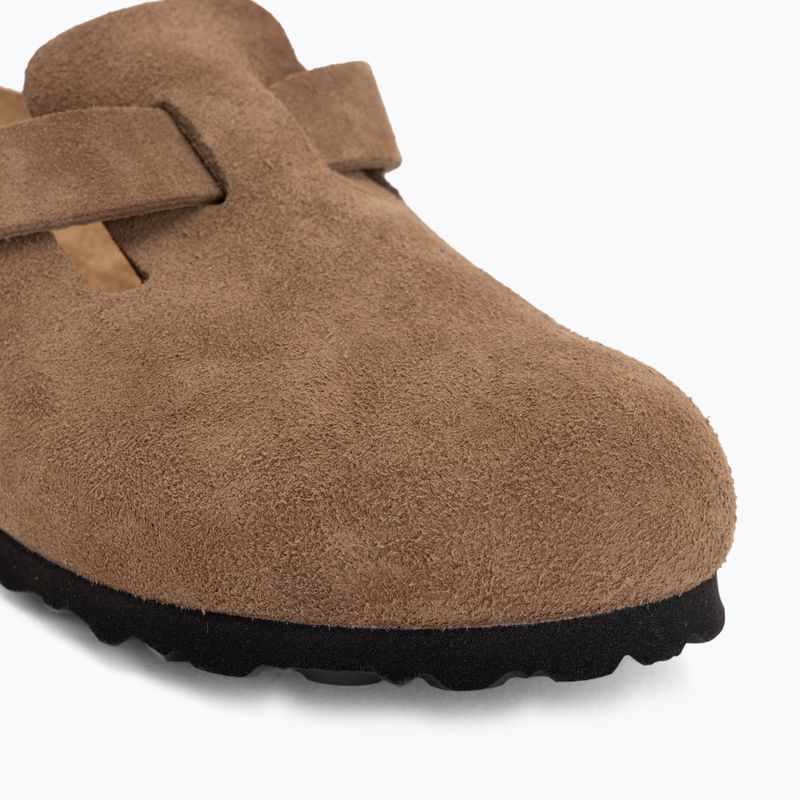 Ciabatte BIRKENSTOCK Boston Suede Leather dark tea 7