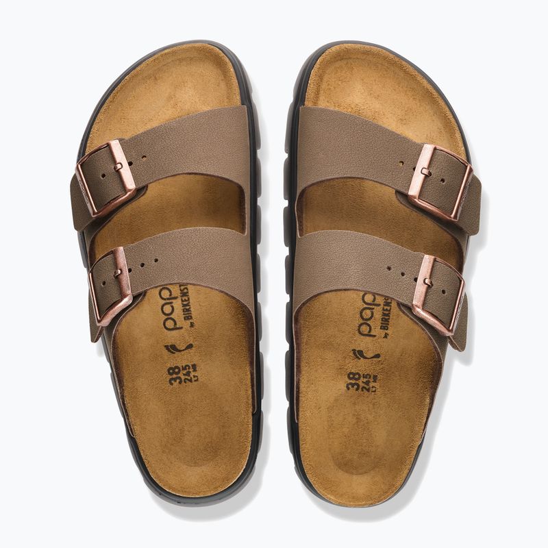 Ciabatte BIRKENSTOCK Arizona Chunky Birkibuc mocca 3
