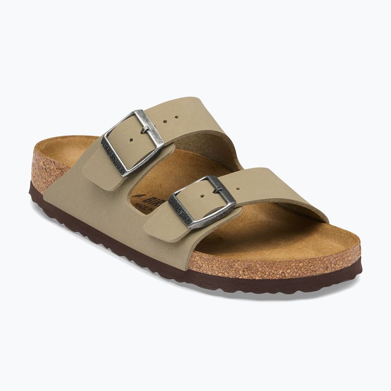 Ciabatte BIRKENSTOCK Arizona Birko-Flor faded khaki/dark brown os