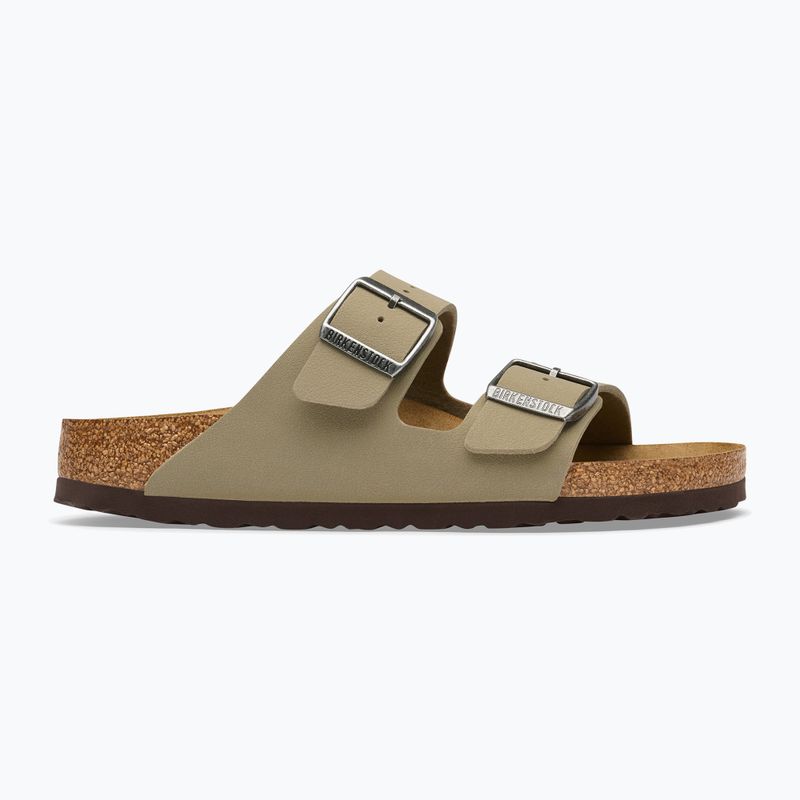 Ciabatte BIRKENSTOCK Arizona Birko-Flor faded khaki/dark brown os 2