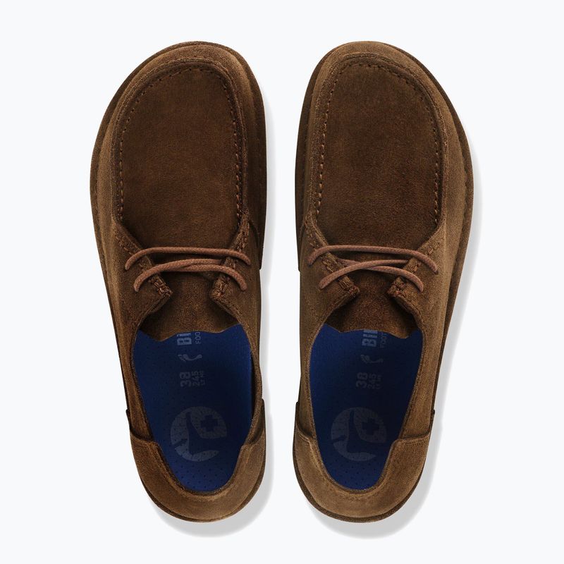 Scarpe BIRKENSTOCK Utti Lace Suede Leather carafe 4