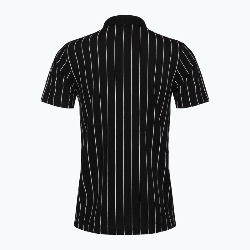 Maglietta polo da uomo FILA Luckenwalde black/bright white striped 6