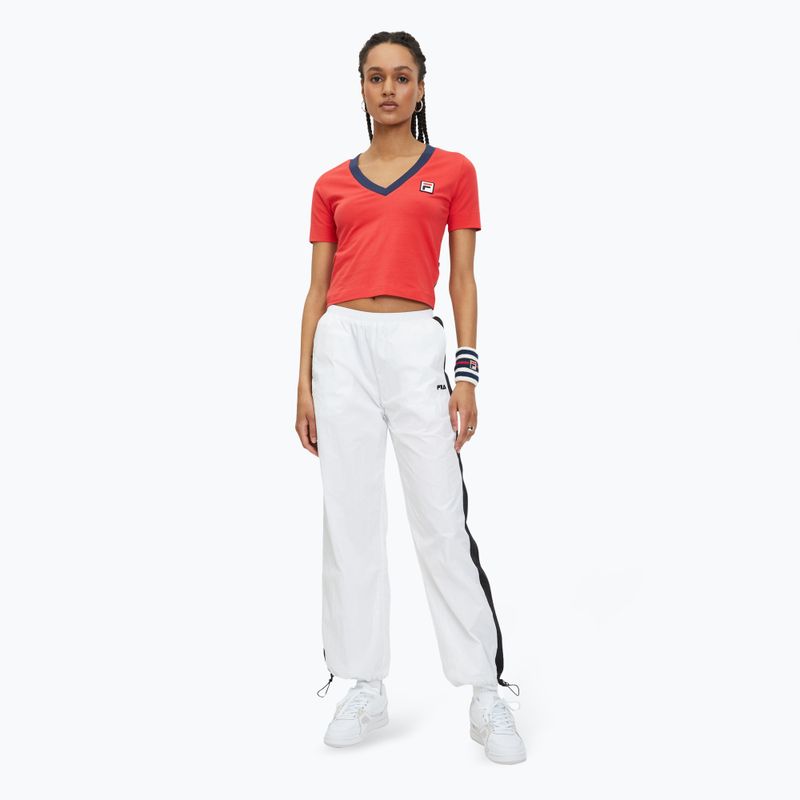 Maglietta da donna FILA Ludhiana true red 2