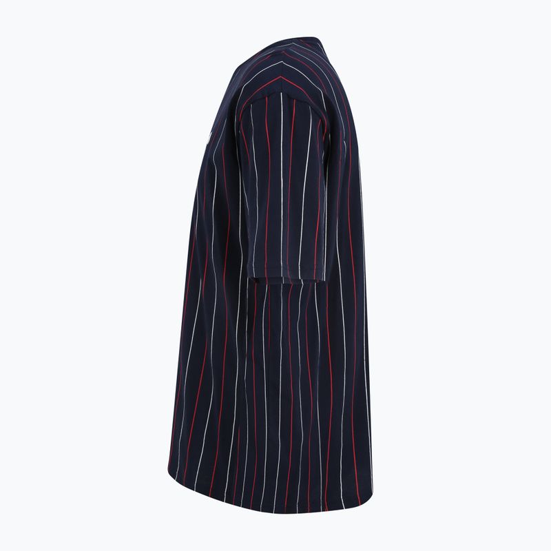 Maglietta da uomo FILA Lobito Pinstriped black iris/two color stiped 7