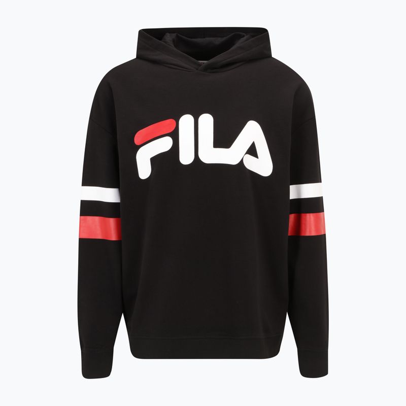 Felpa con cappuccio da uomo FILA Luohe oversize nero 5