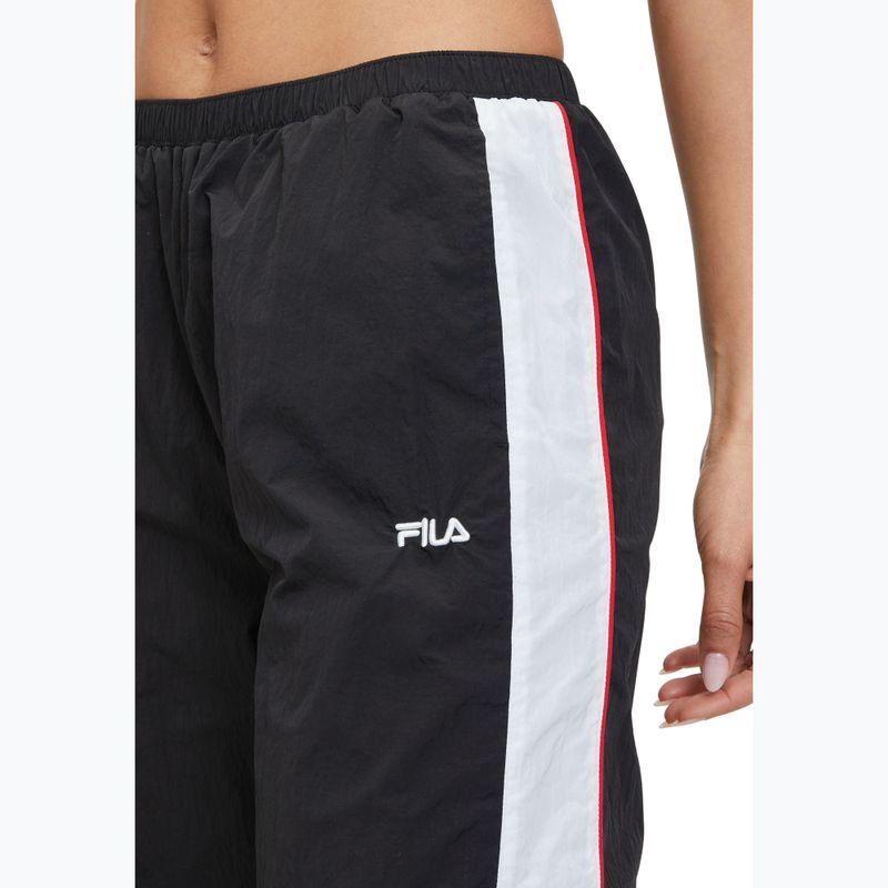 Pantaloni da donna FILA Lages nero/bianco brillante 4