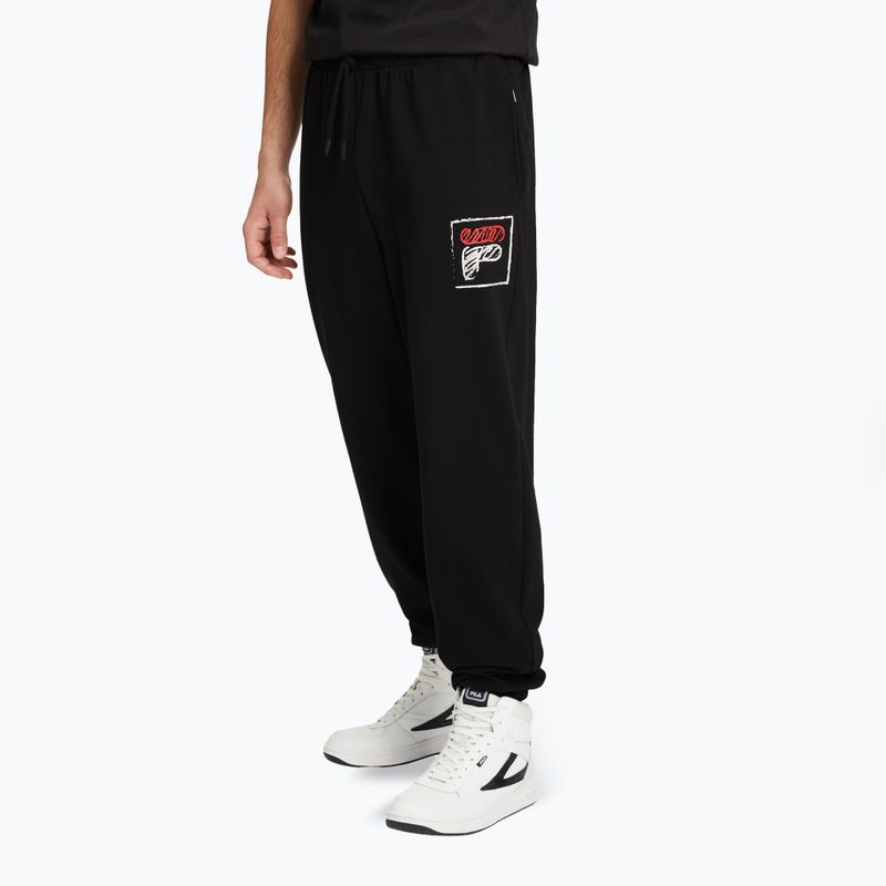 Pantaloni da uomo FILA Luton Track nero