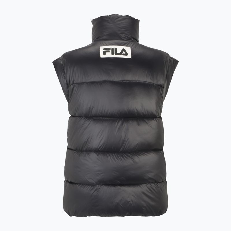 Gilet donna FILA Luzk Long Puffer nero 2