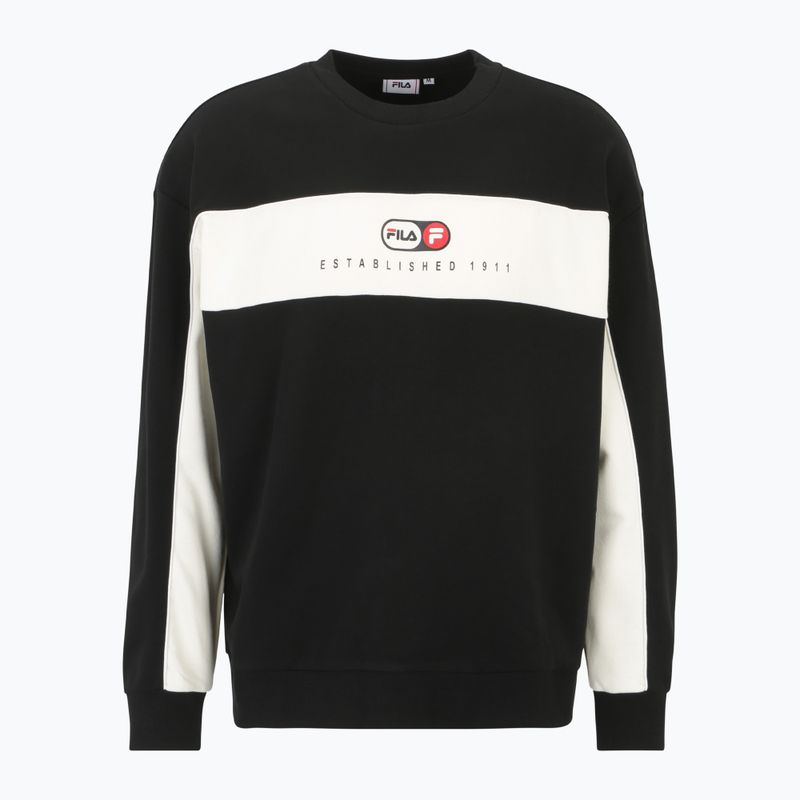 Felpa FILA La Paz Crew Uomo nero/bianco antico