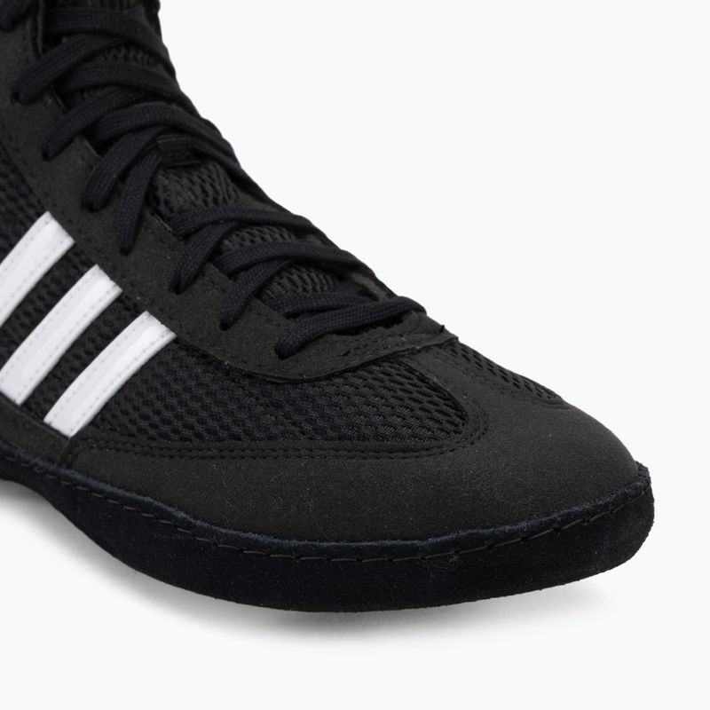 Scarpe da lotta uomo adidas Combat Speed 4 core black/footwear white 7