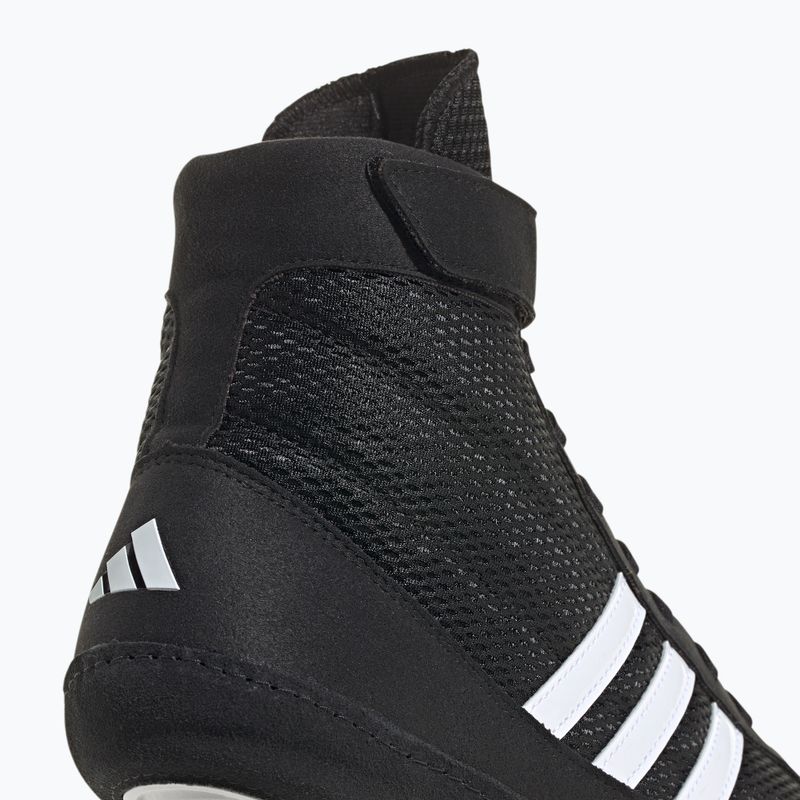 Scarpe da lotta uomo adidas Combat Speed 4 core black/footwear white 7